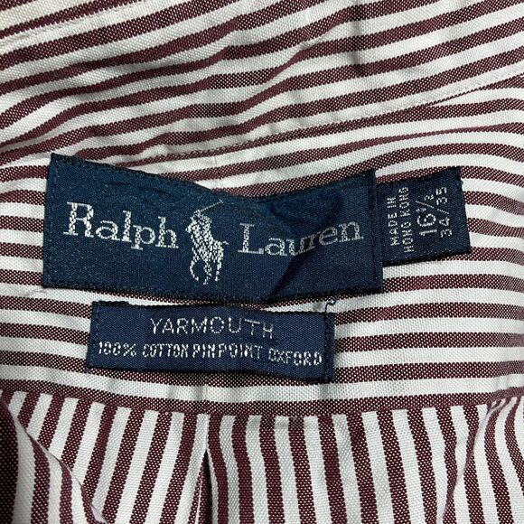 Ralph Lauren XXL Men's Purple Stripe Shirt - Picture 7 of 7